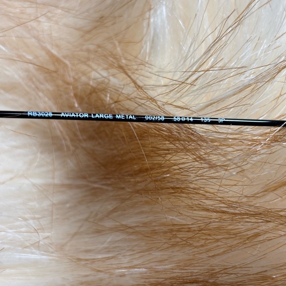 Ray Ban RB3025 Aviator Classic Sunglasses Black OS - Picture 10 of 11